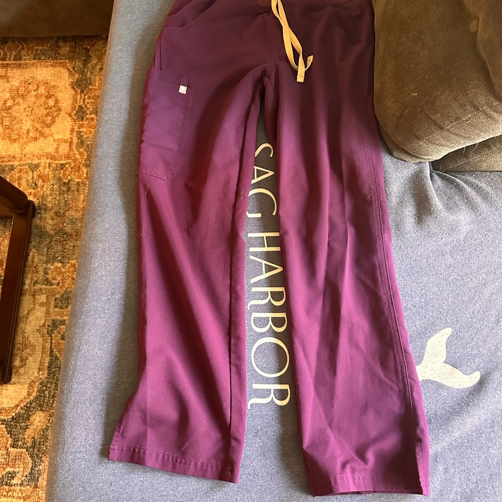 FIGS Kade Petite Cargo Pants XS - Deep Purple